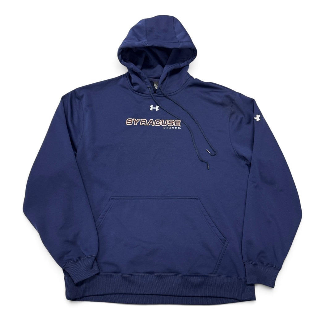 Under Armour Syracuse Orange Hoodie Mens XL Navy Blue Pullover